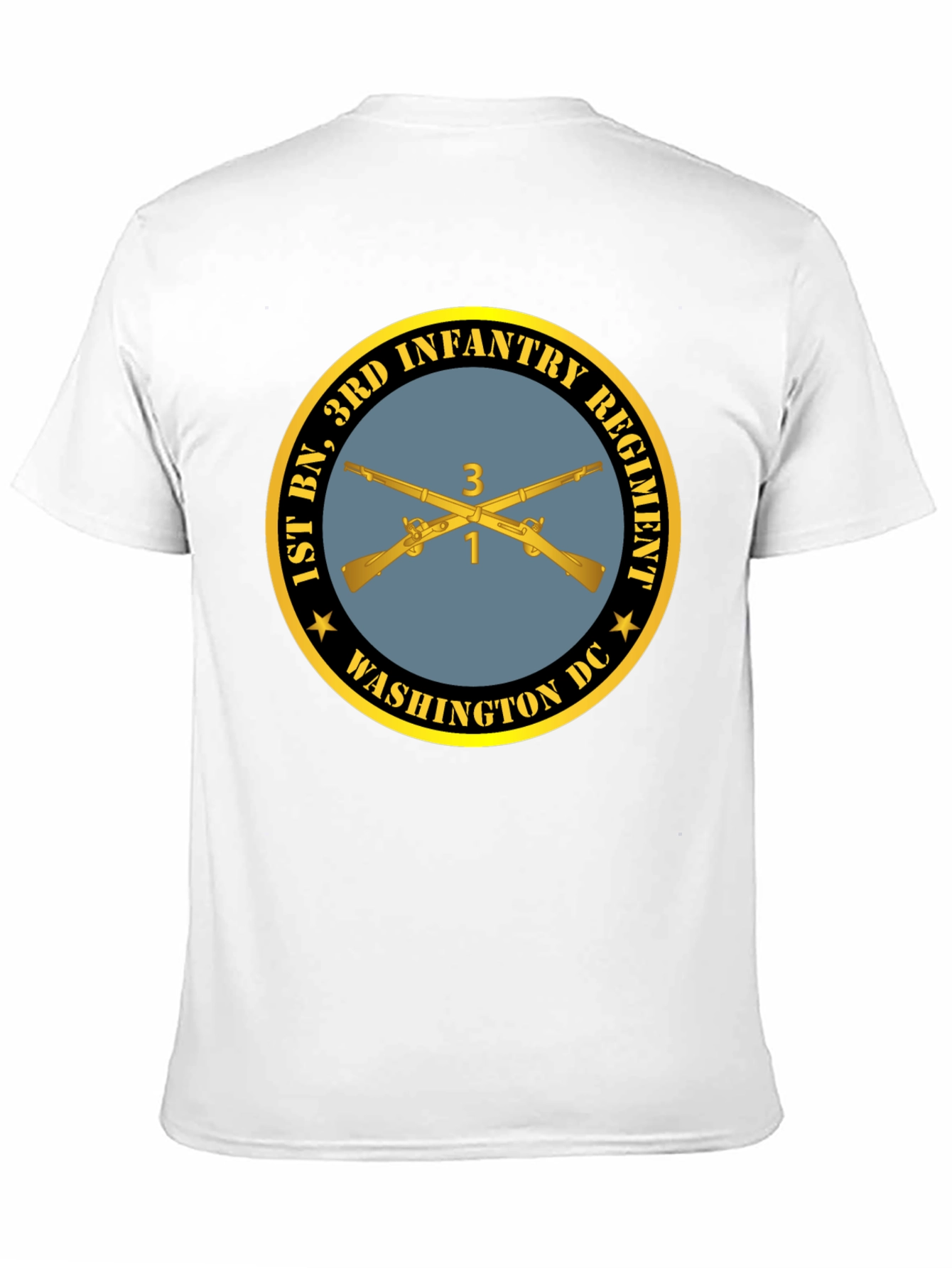 1st Bn 3rd Infantry Regiment T-Shirt - Black