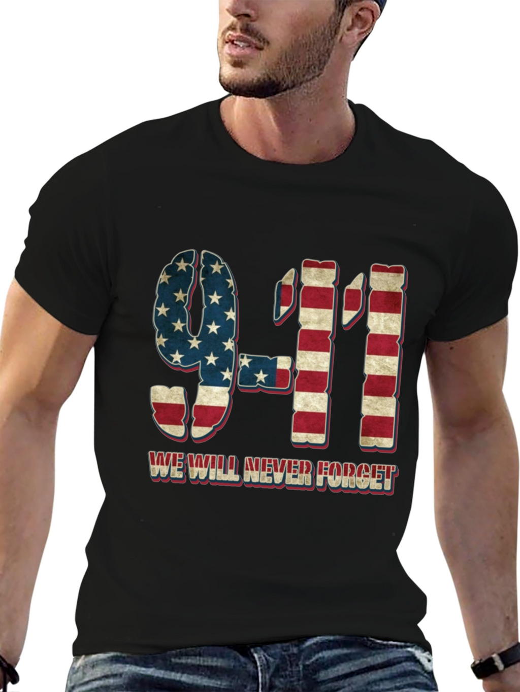 9/11 Never Forget Graphic T-Shirt