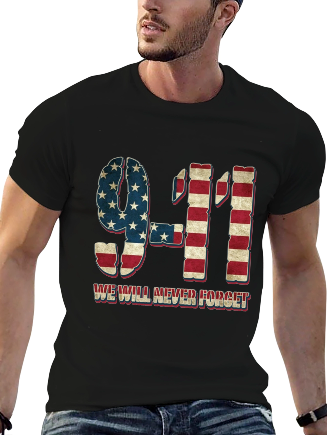 9/11 Never Forget Graphic T-Shirt