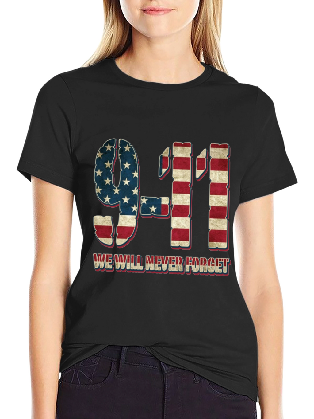 9/11 Never Forget Graphic T-Shirt