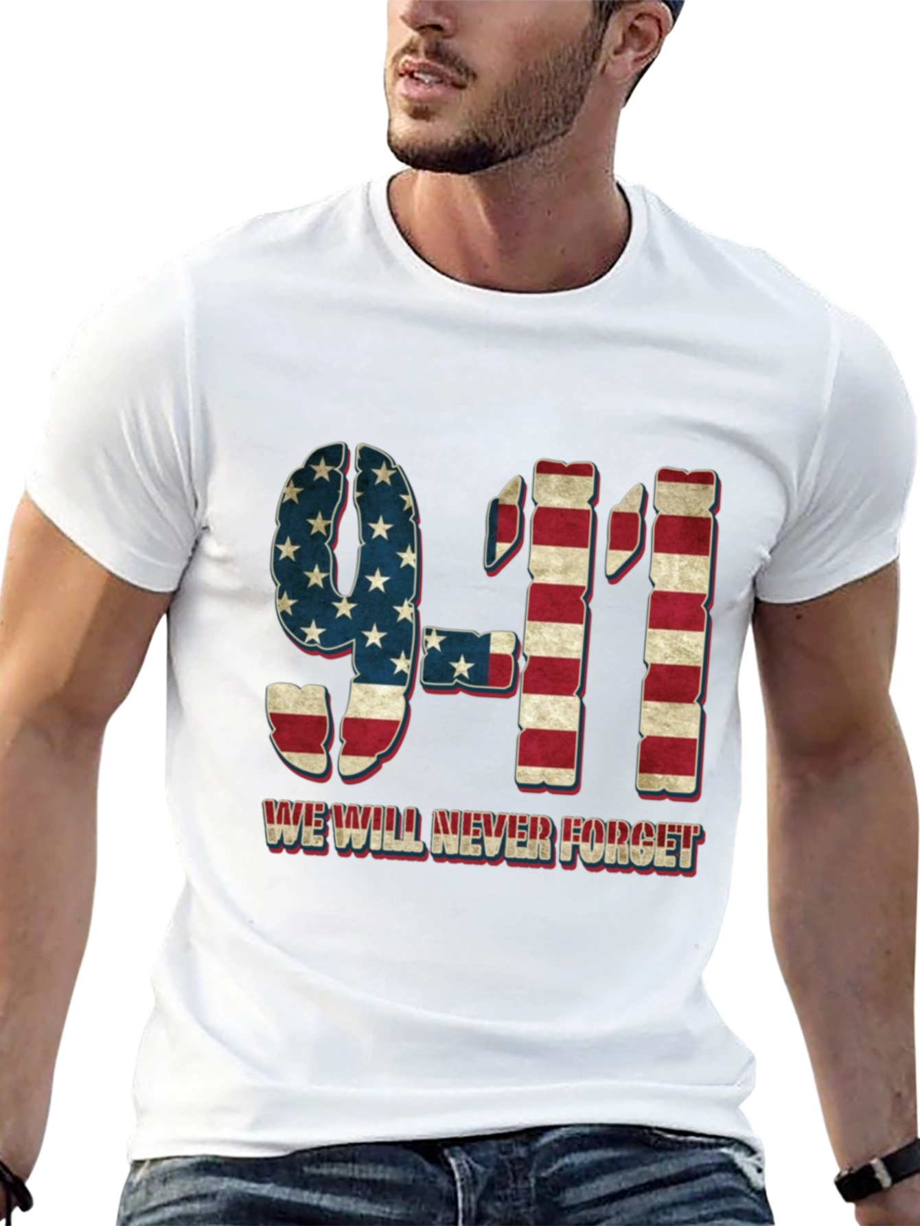 9/11 Never Forget Graphic T-Shirt