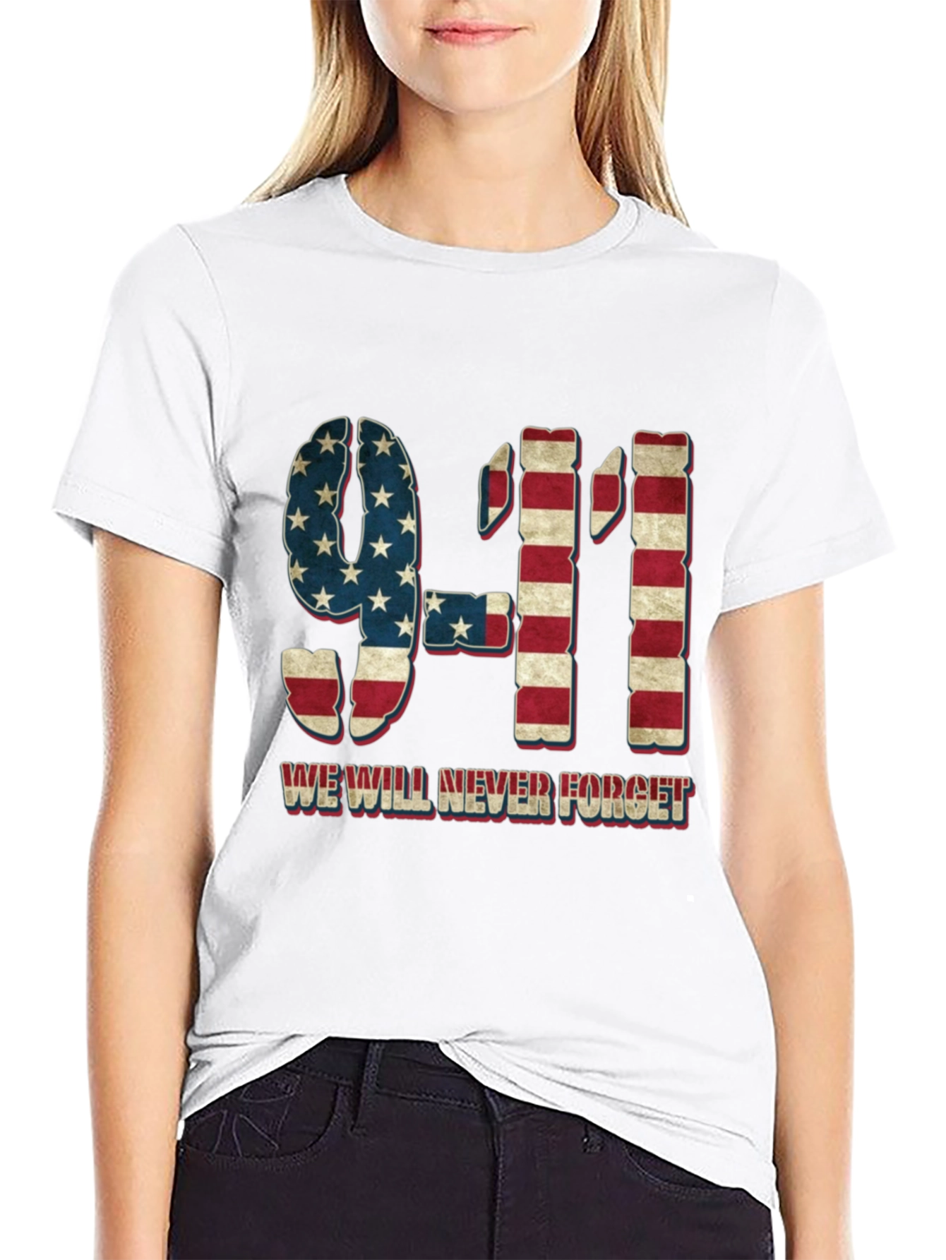 9/11 Never Forget Graphic T-Shirt