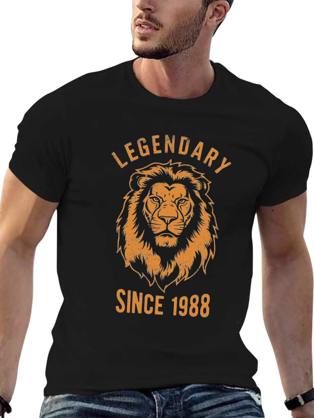 Legendary Since 1988 Lion Graphic T-Shirt