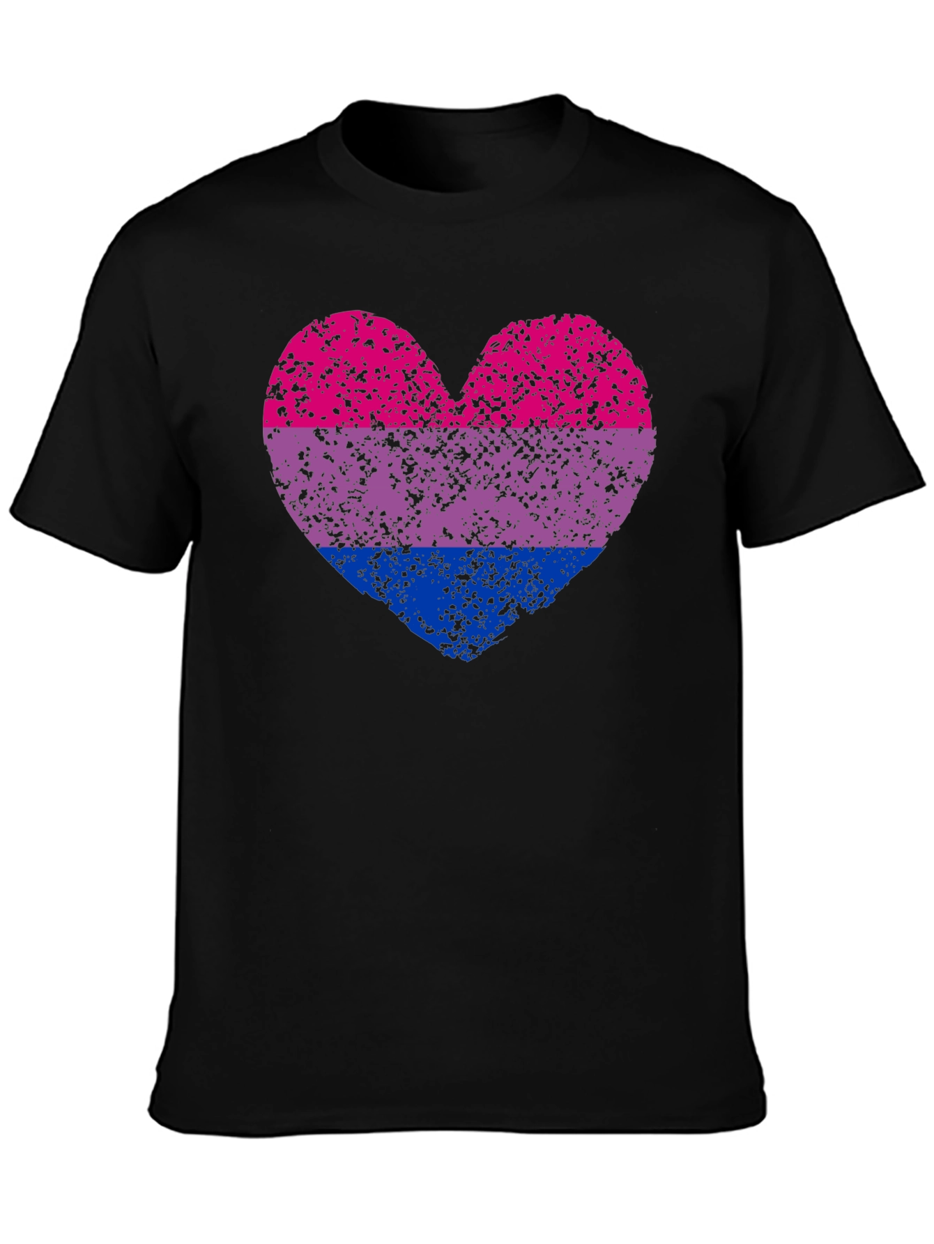 Bi Pride Heart Graphic T-Shirt