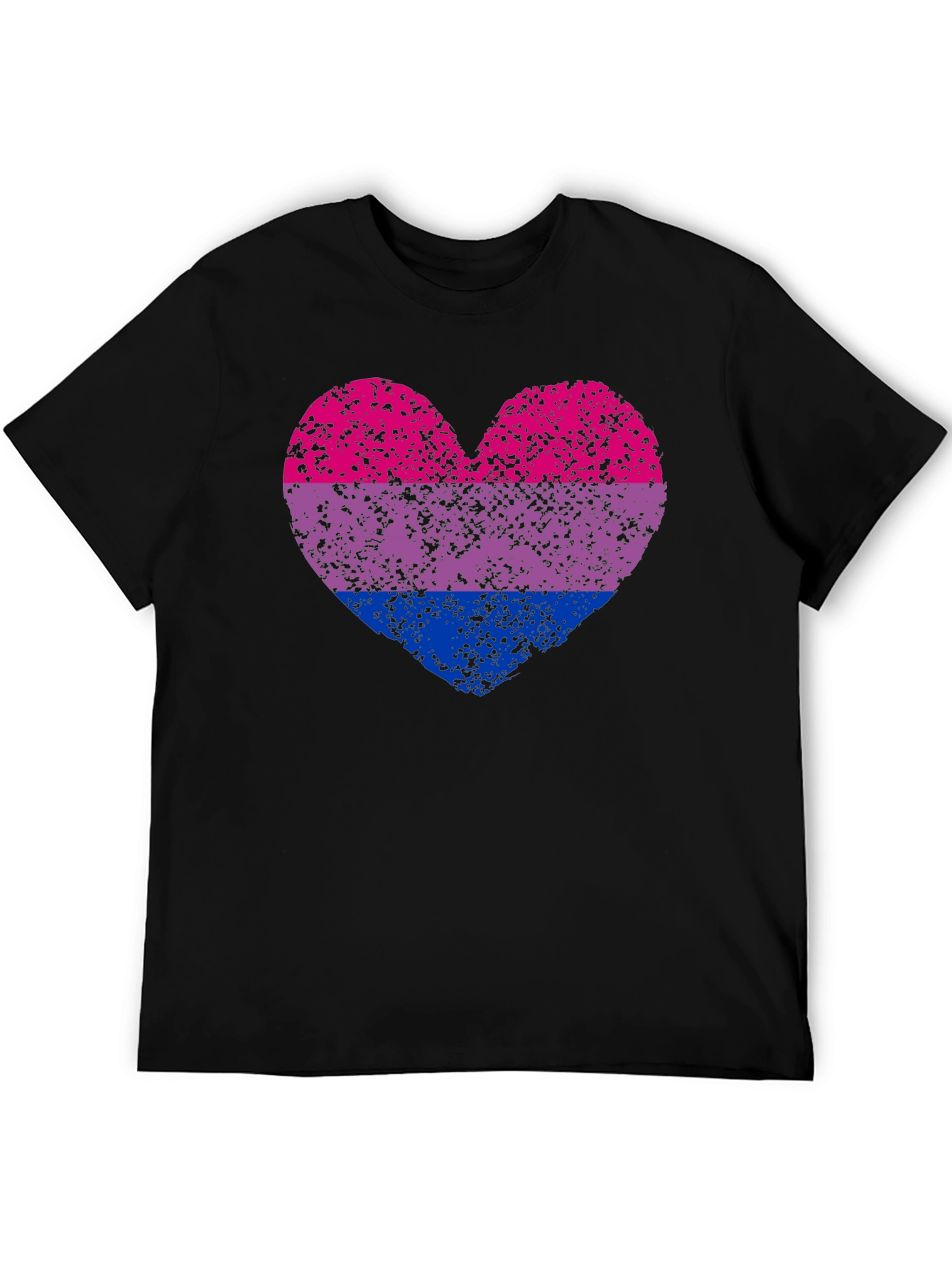 Bi Pride Heart Graphic T-Shirt
