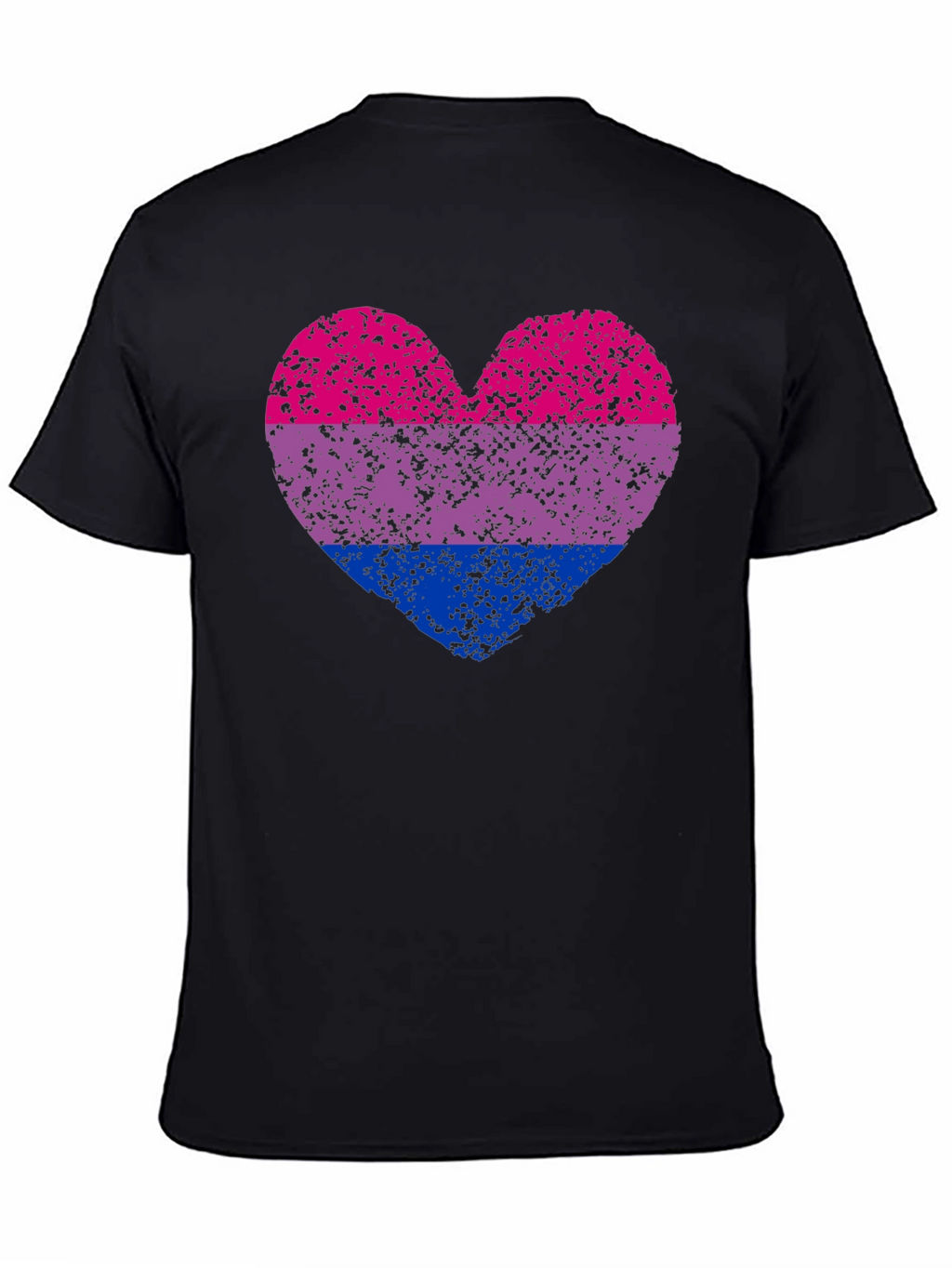 Bi Pride Heart Graphic T-Shirt