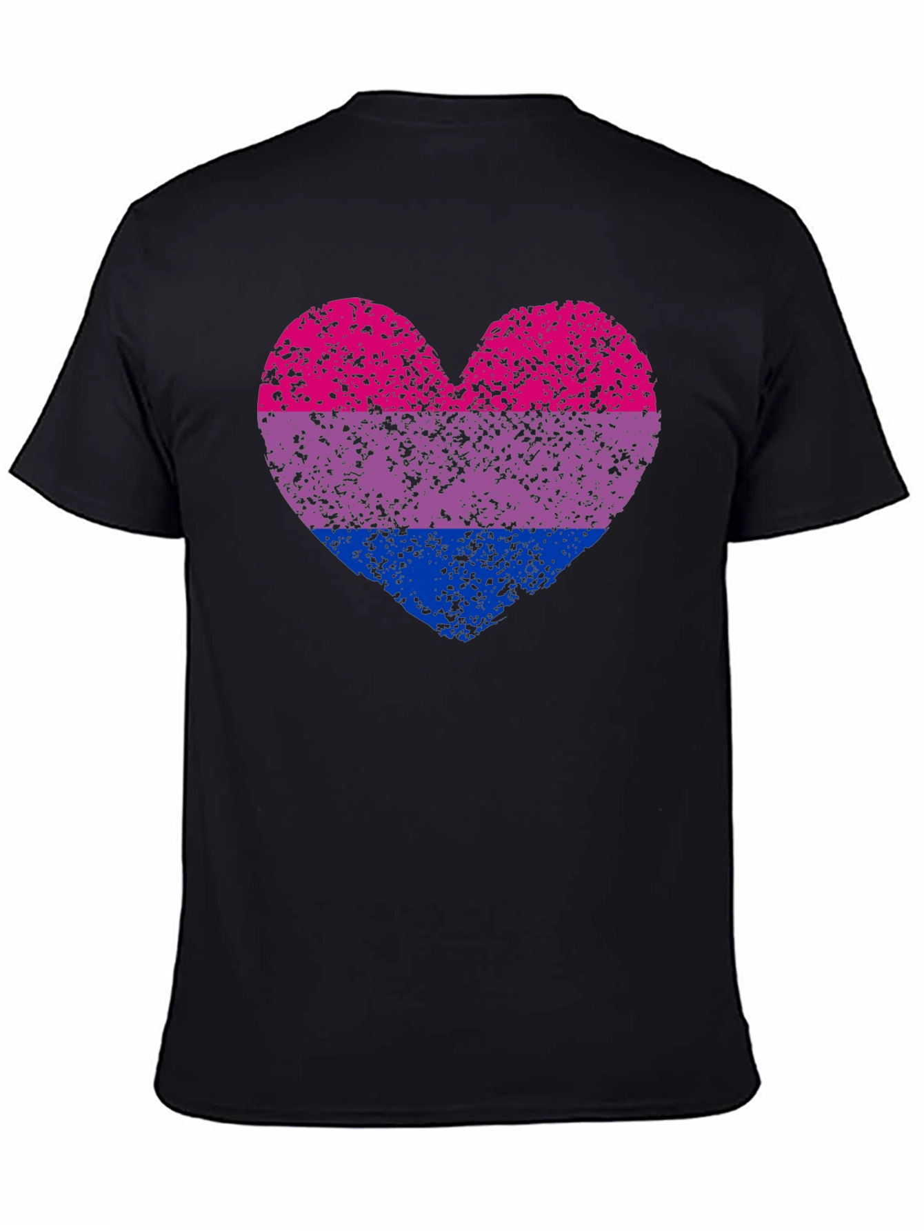 Bi Pride Heart Graphic T-Shirt