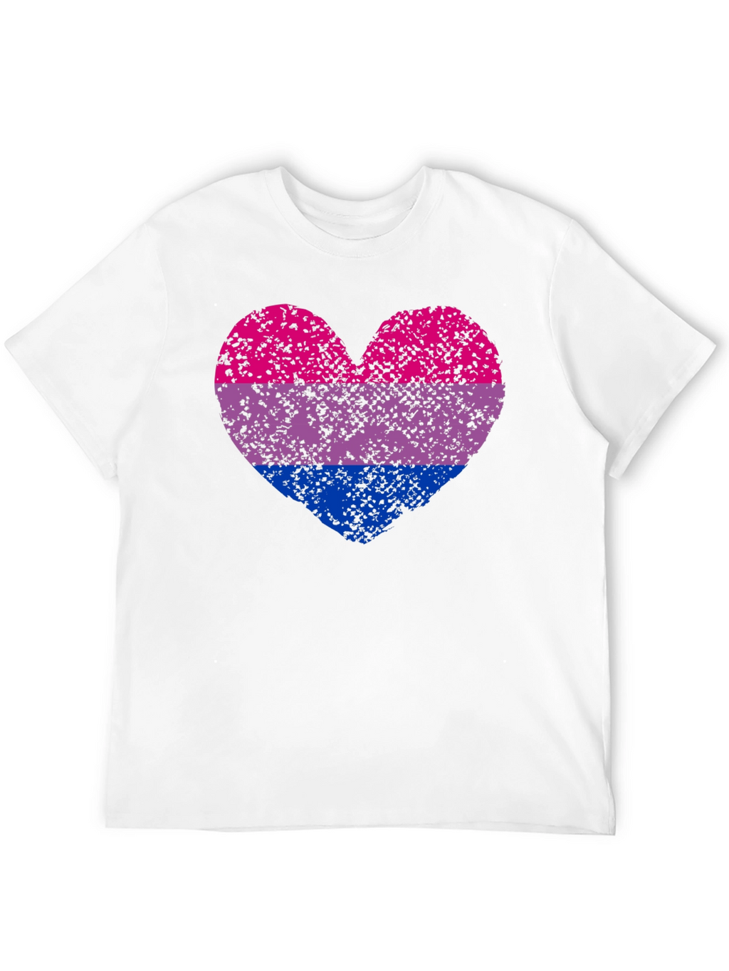 Bi Pride Heart Graphic T-Shirt