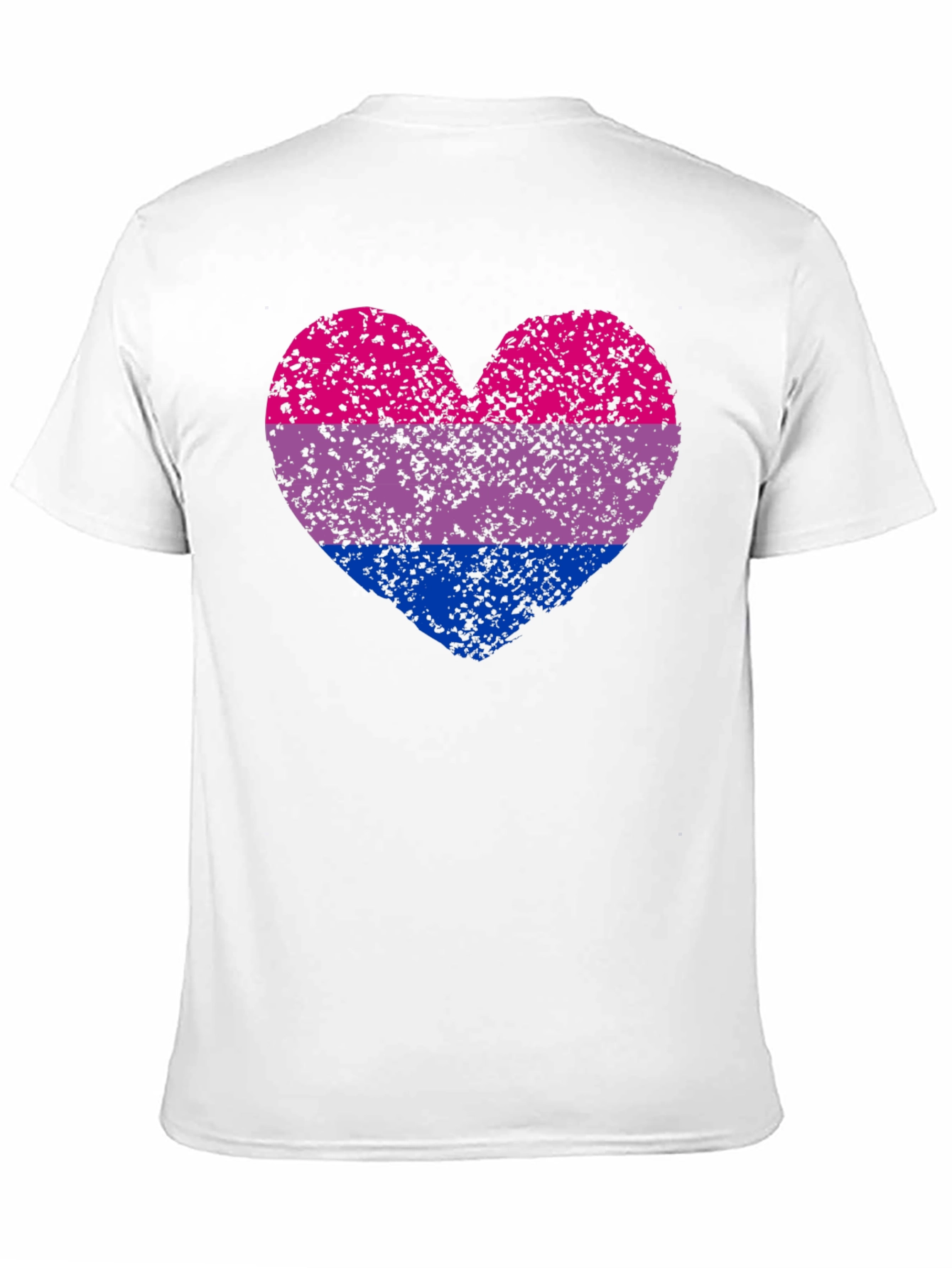 Bi Pride Heart Graphic T-Shirt