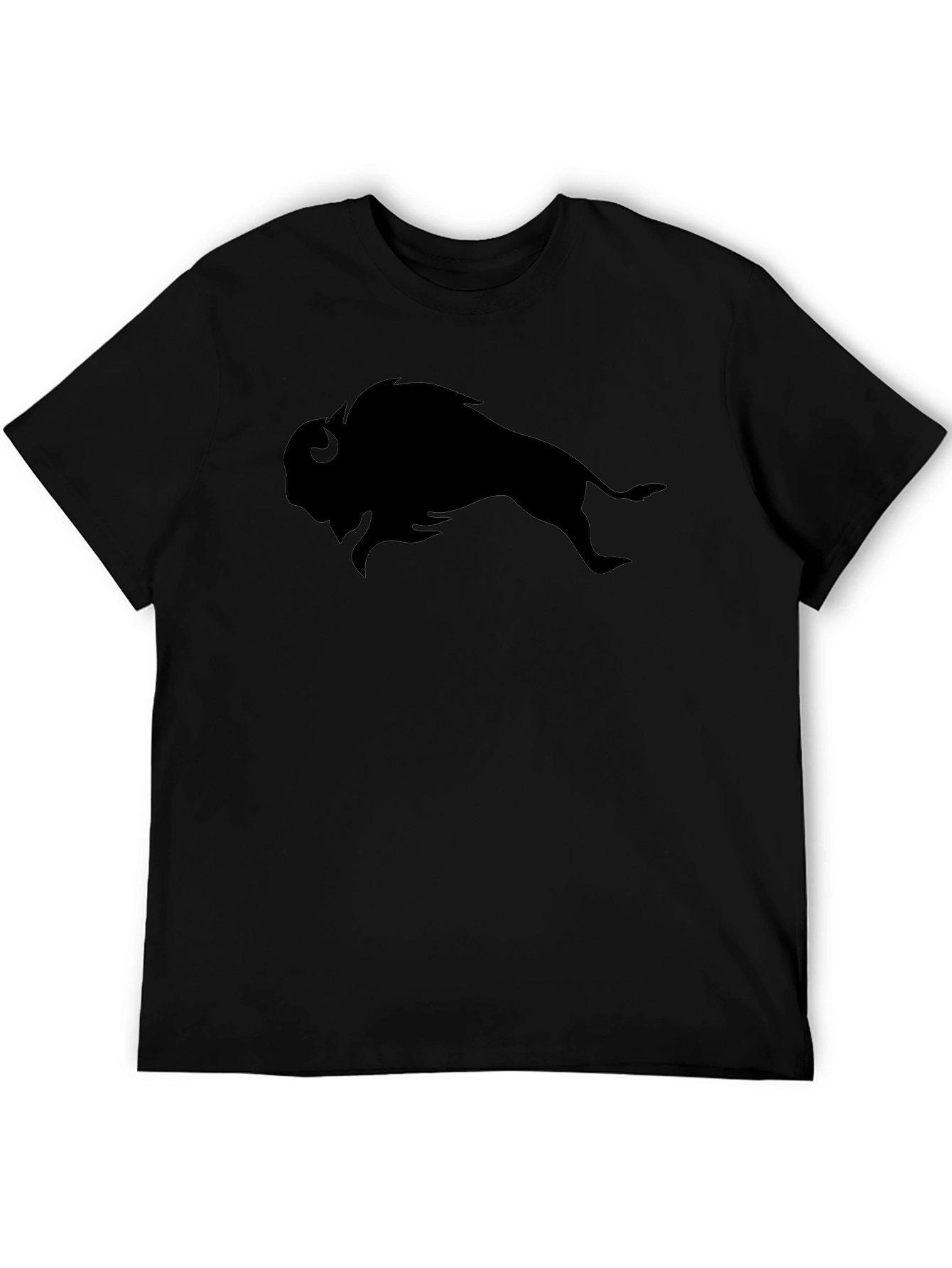 Buffalo Silhouette Black T-Shirt - Stylish Graphic Tee
