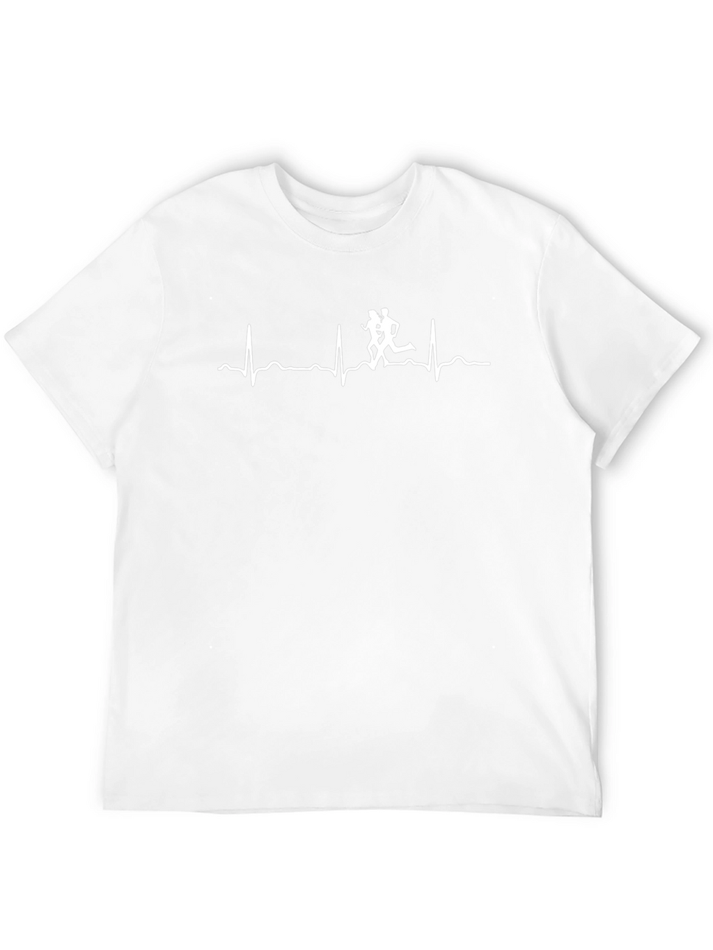 Runners Heartbeat T-Shirt - Black