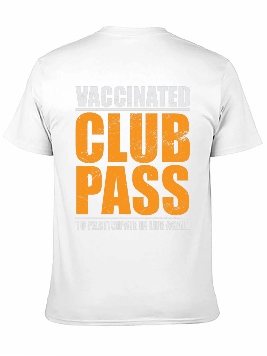 Vaccinated Club Pass Graphic Tee