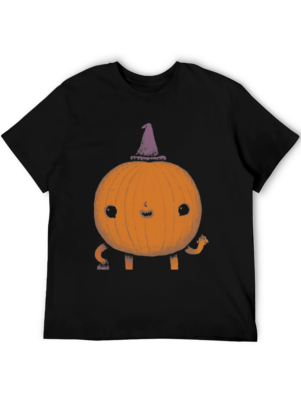 Whimsical Pumpkin Witch T-Shirt