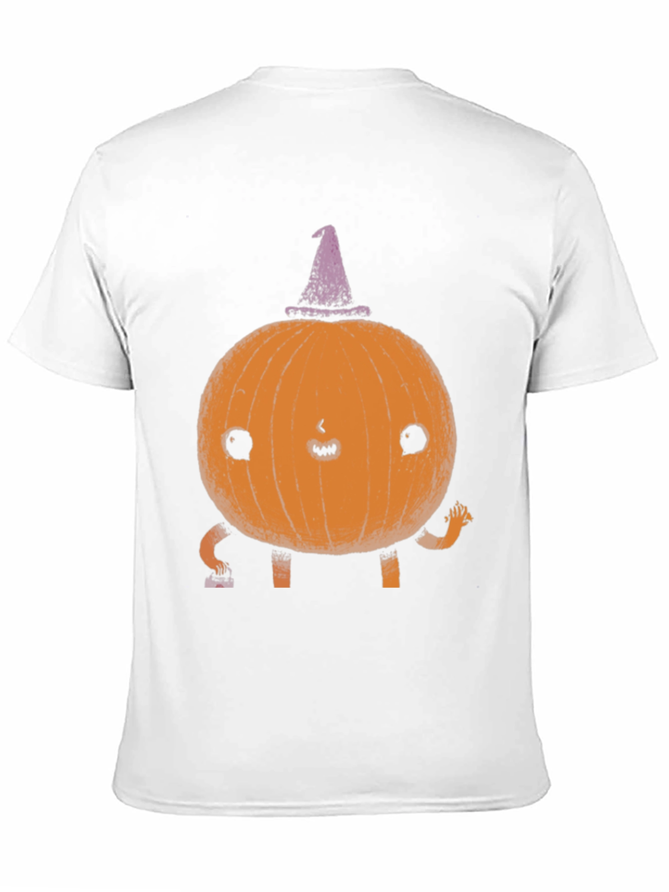 Whimsical Pumpkin Witch T-Shirt