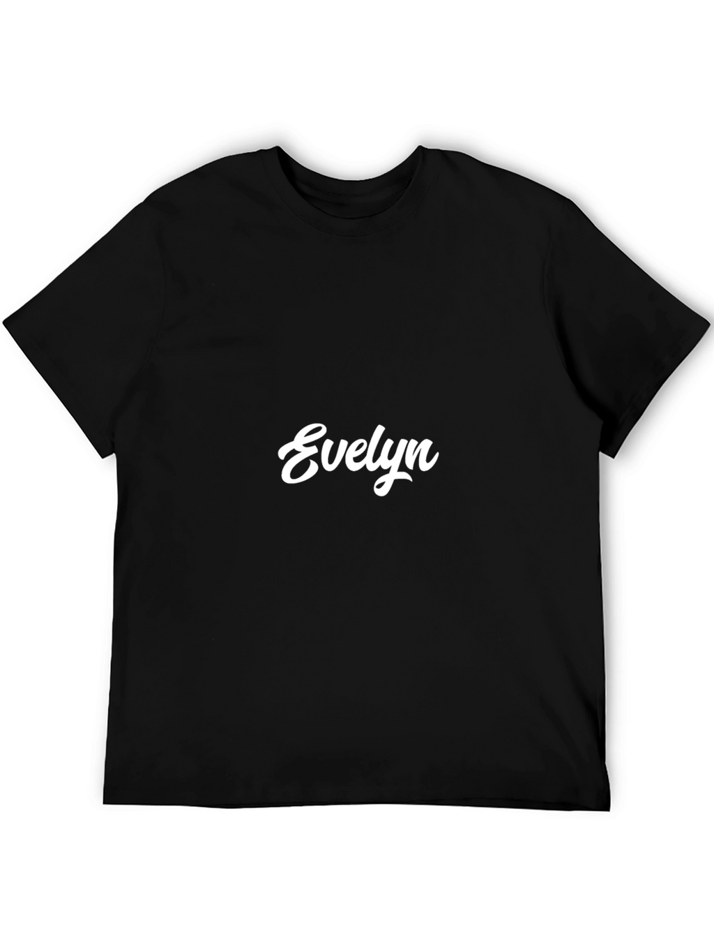 Personalized Evelyn Black T-Shirt