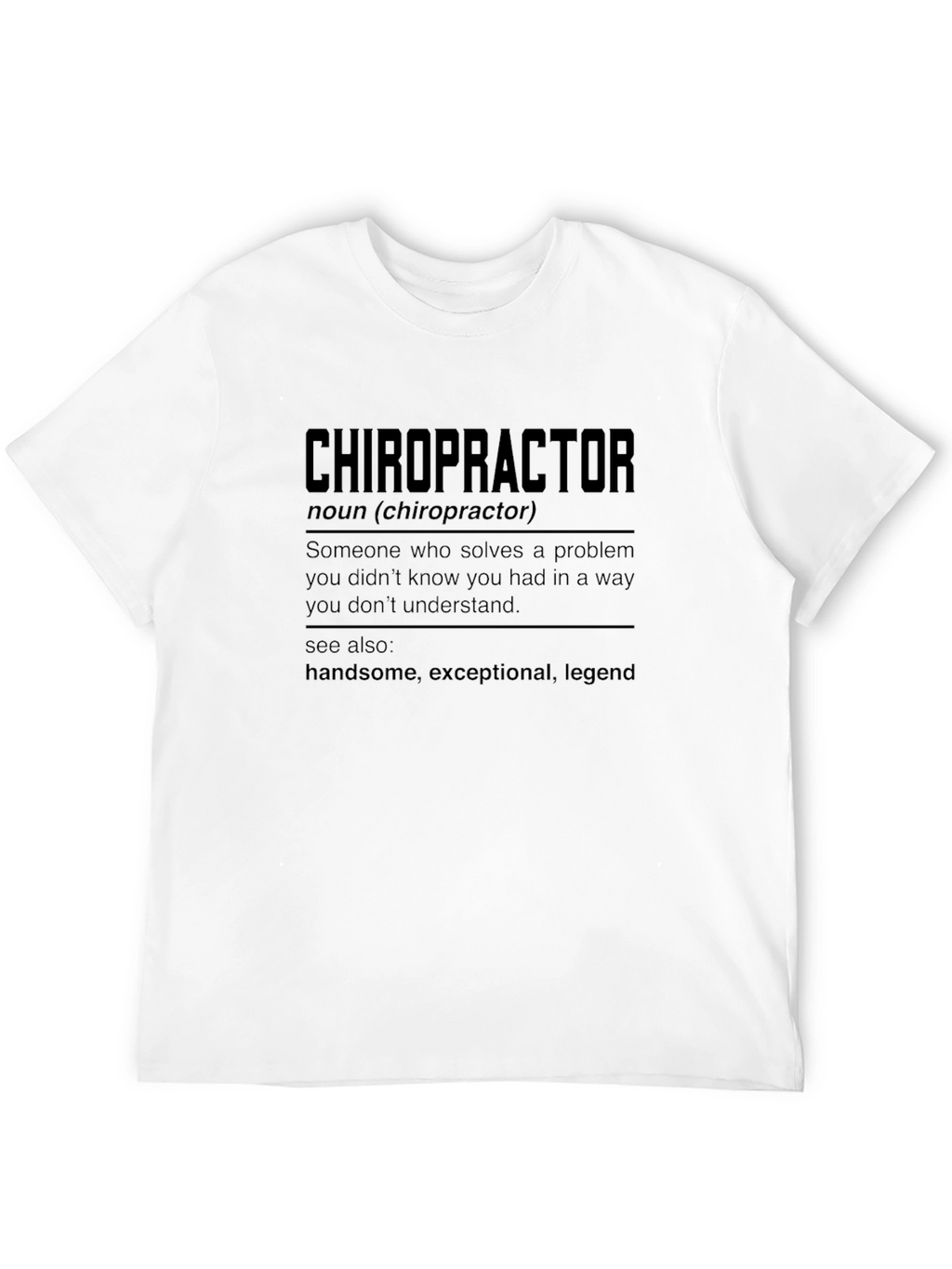 Chiropractor Definition Graphic Tee