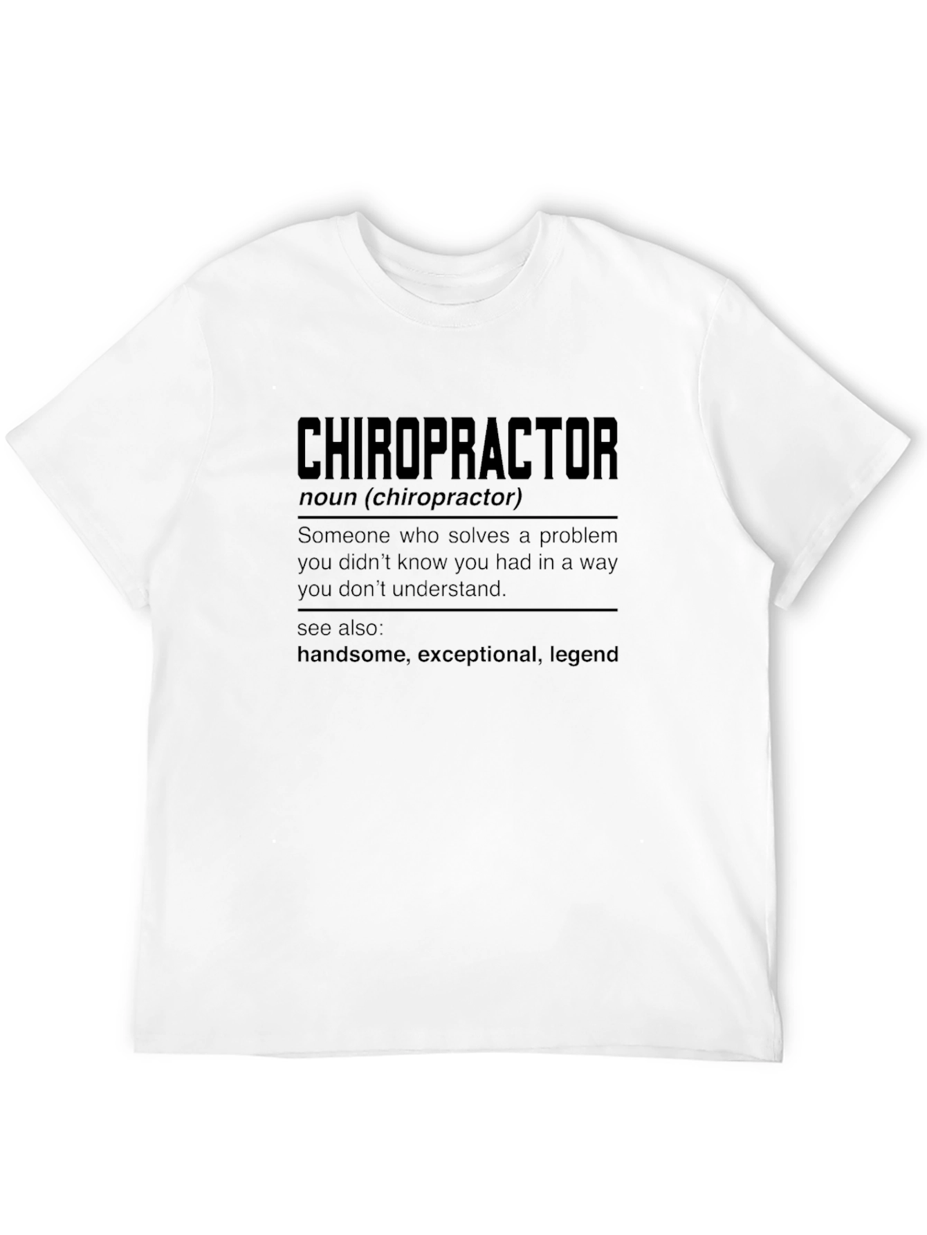 Chiropractor Definition Graphic Tee