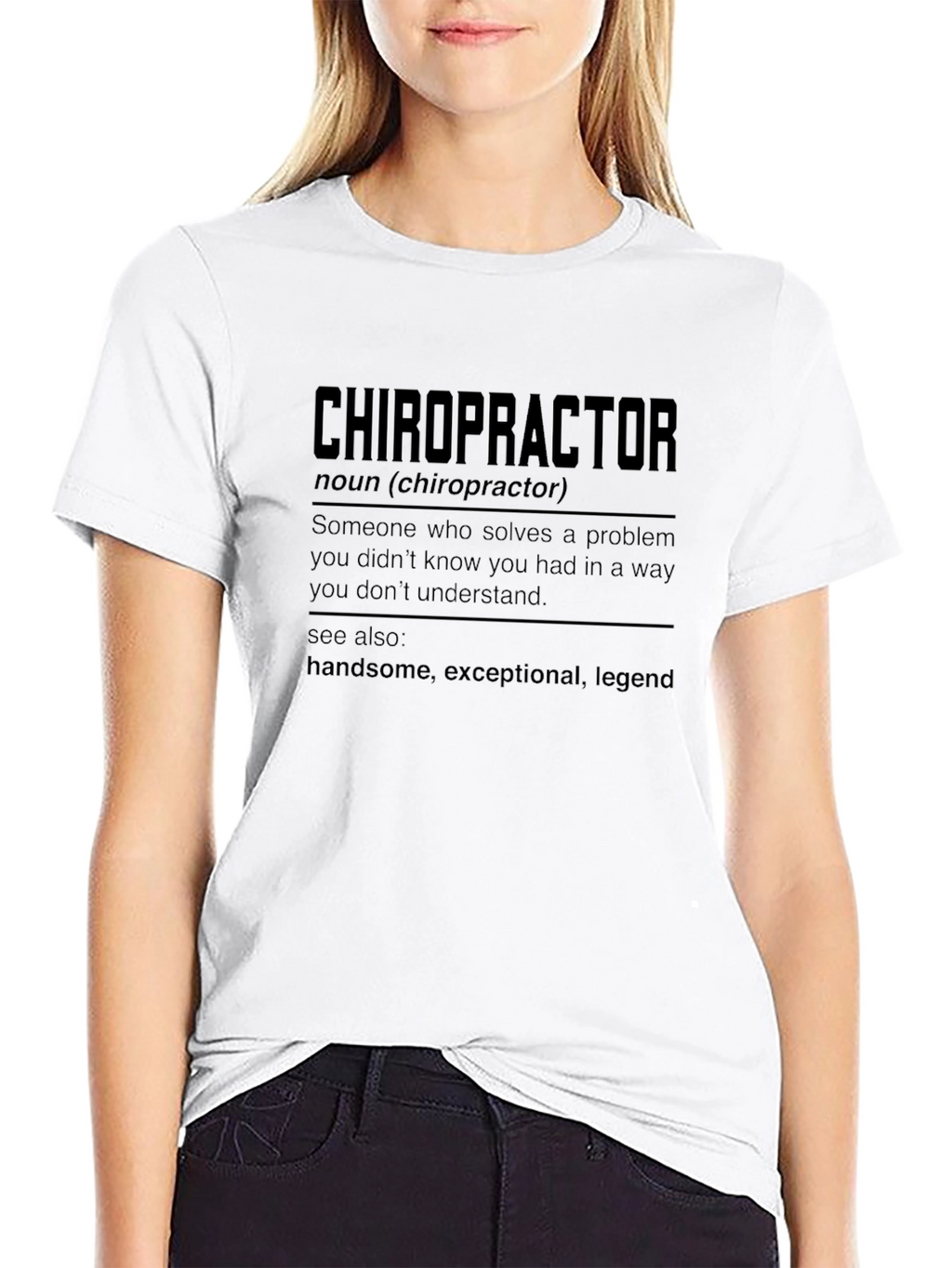 Chiropractor Definition Graphic Tee