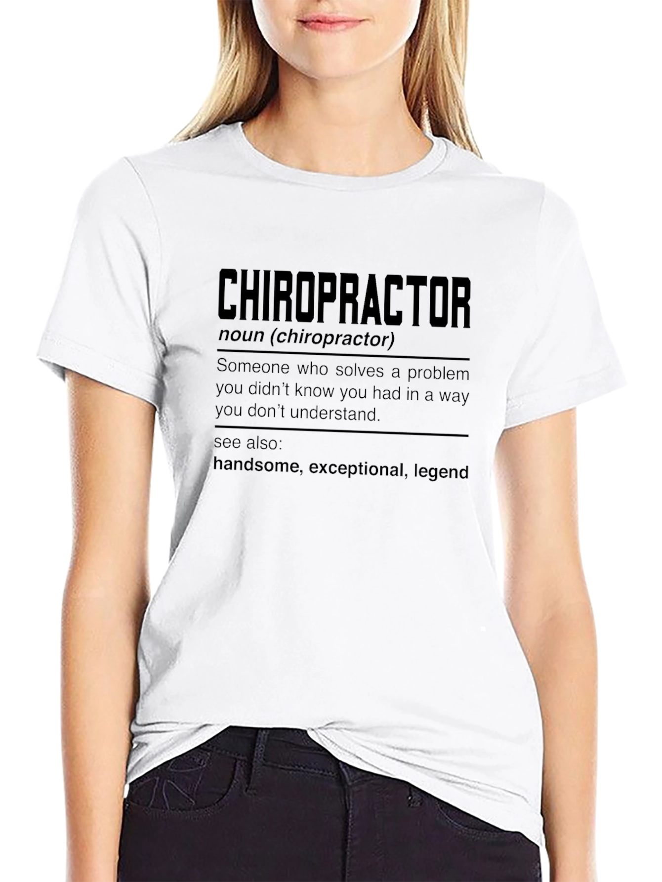 Chiropractor Definition Graphic Tee