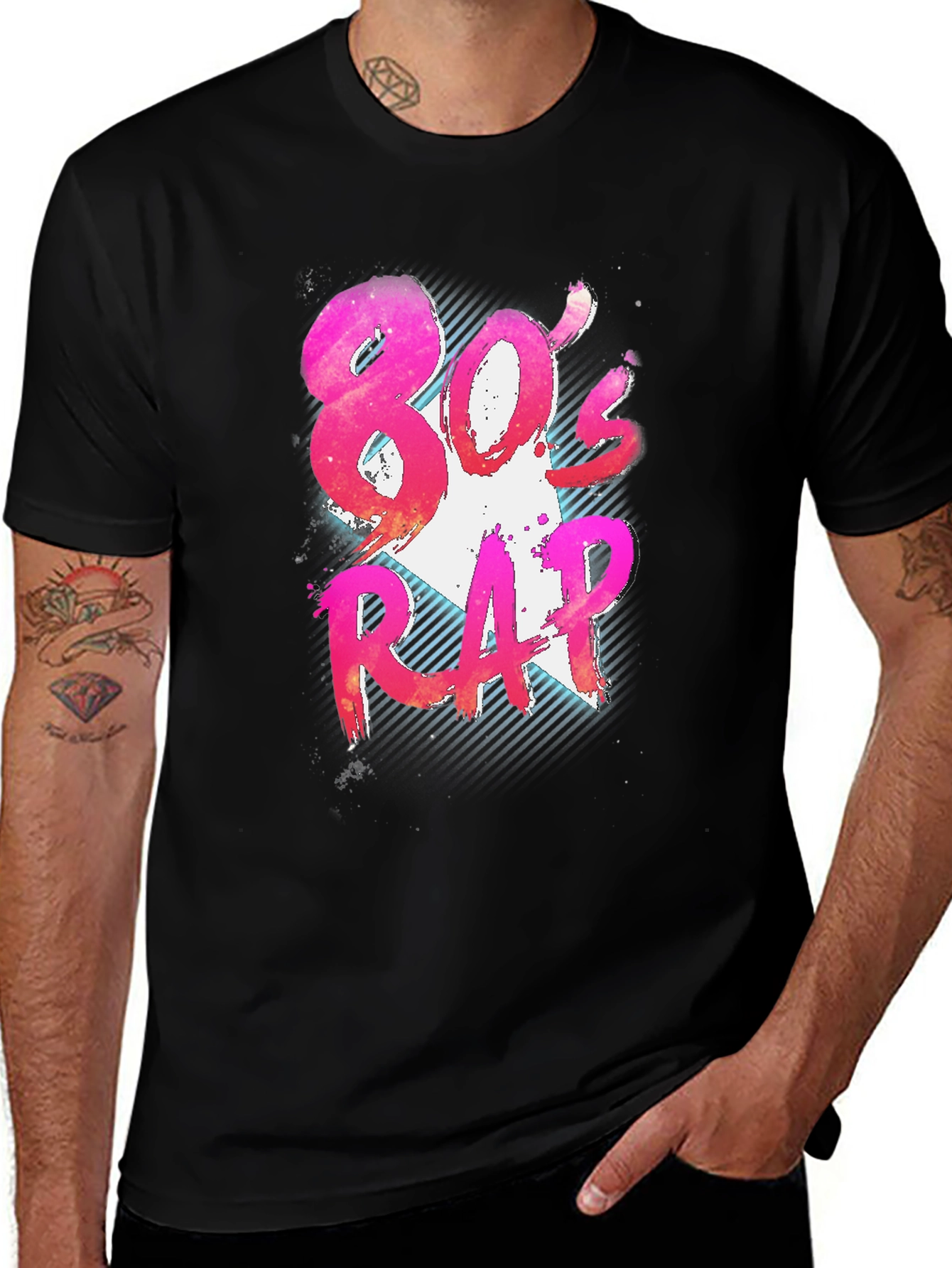 80s Rap Graphic T-Shirt - Retro Style
