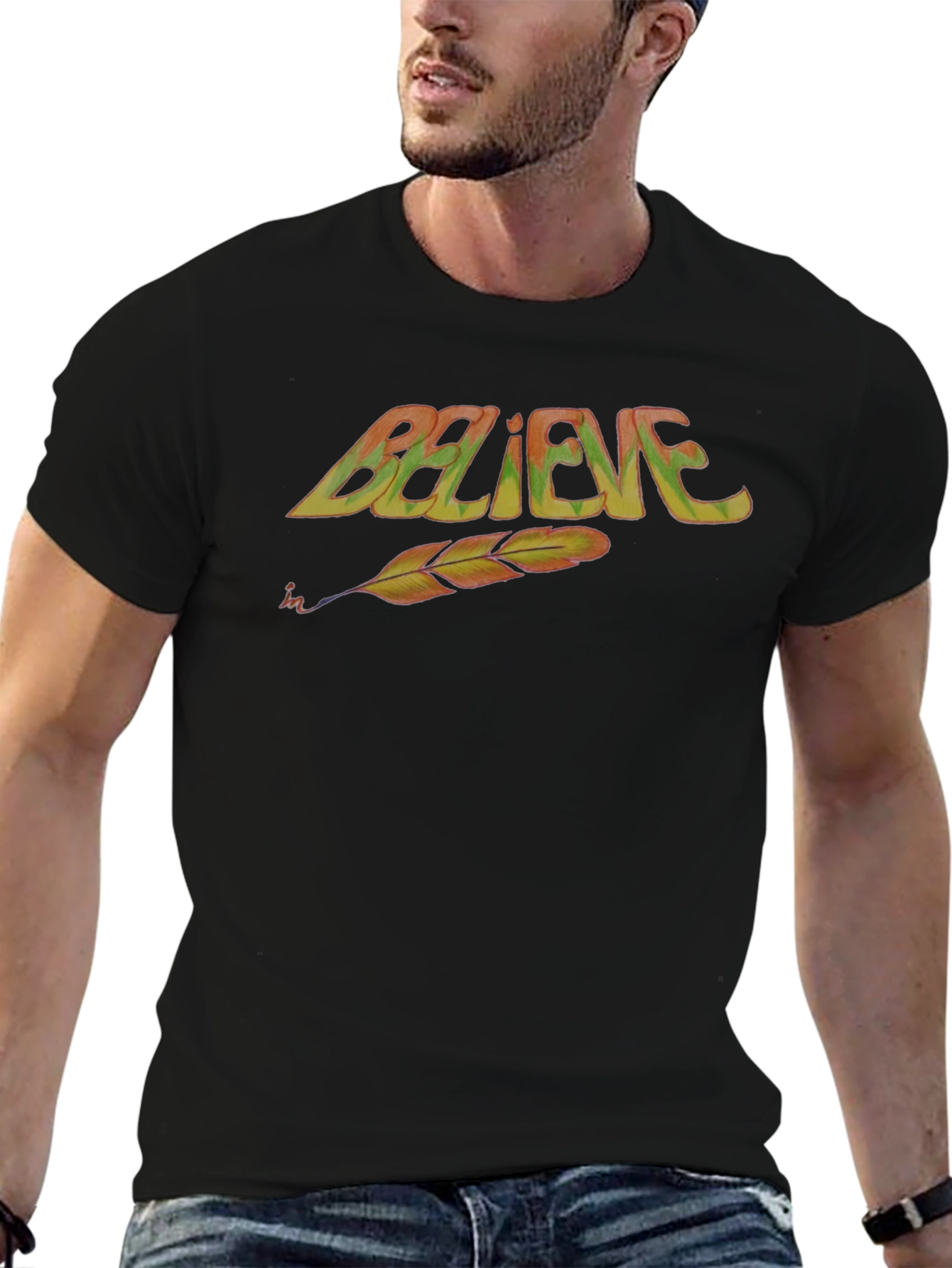 Believe Feather T-Shirt