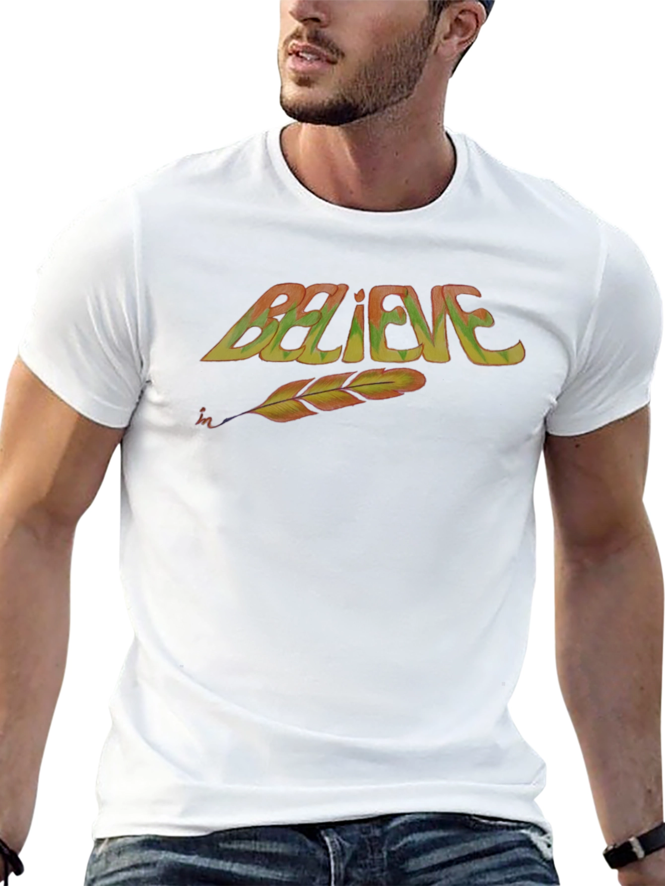 Believe Feather T-Shirt