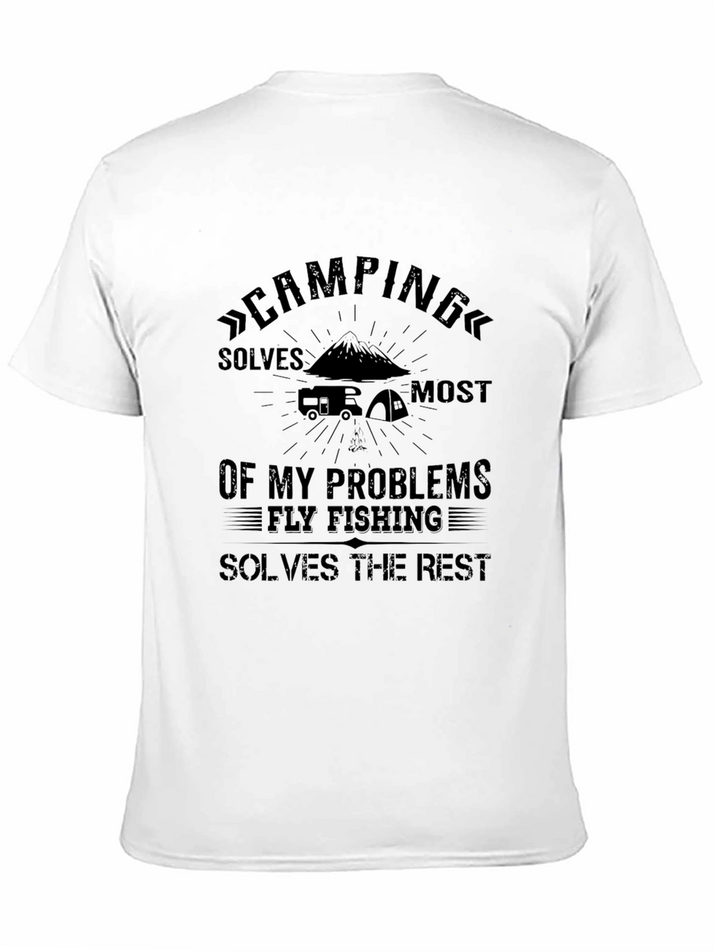 Camping & Fly Fishing T-Shirt