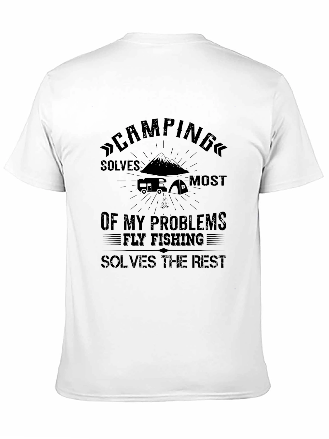 Camping & Fly Fishing T-Shirt
