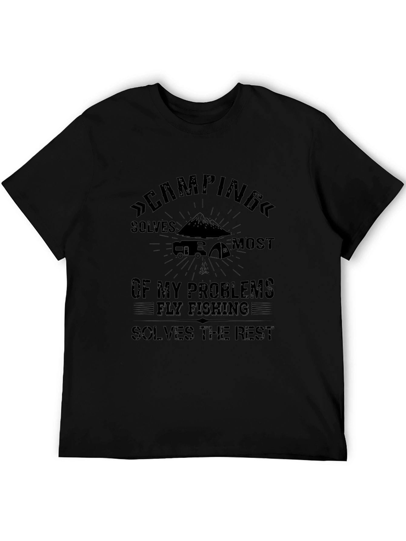 Camping & Fly Fishing T-Shirt
