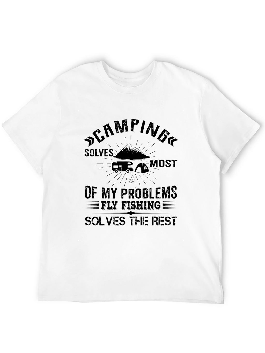 Camping & Fly Fishing T-Shirt