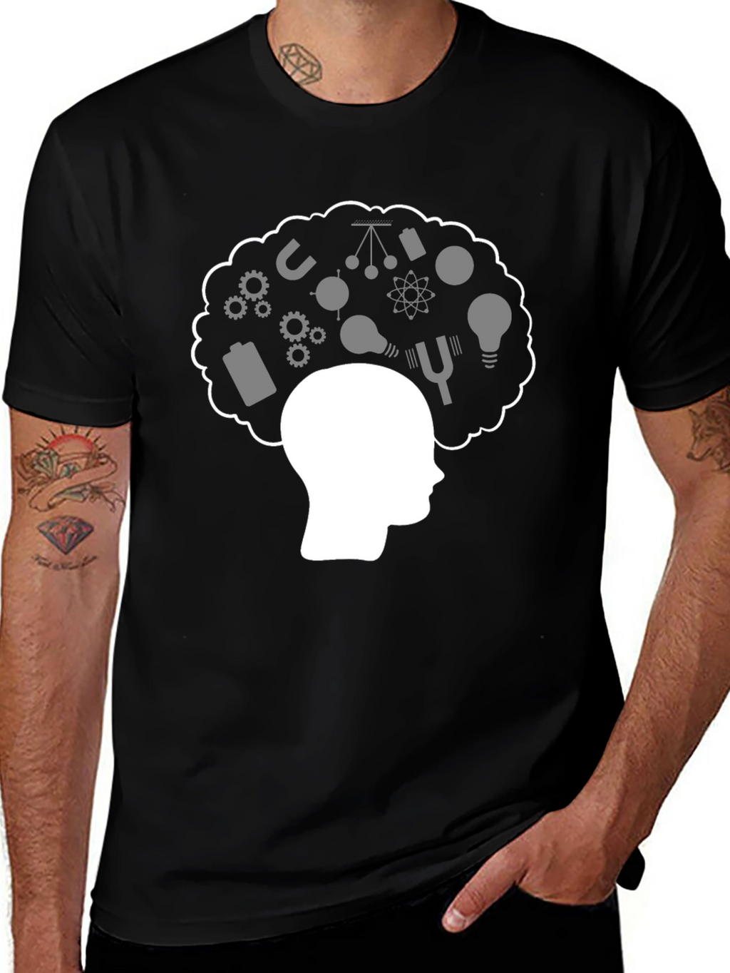 Science Mind T-Shirt - Thinker Design