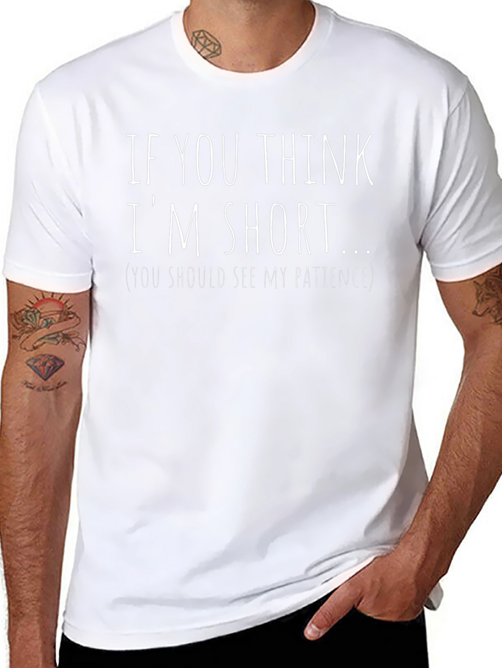 Funny Short Patience Graphic Tee