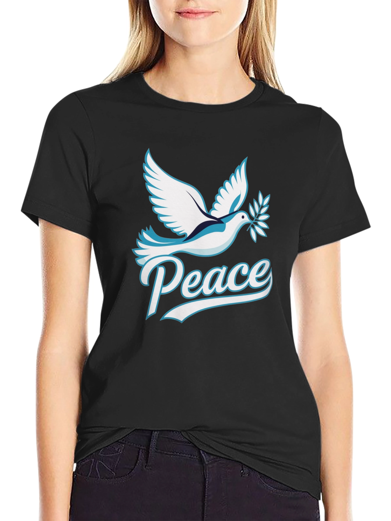 Peace Dove Graphic Tee - Soft Cotton Blend