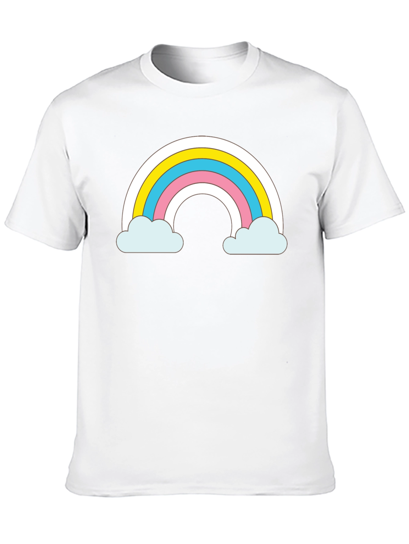 Rainbow Cloud T-Shirt - Cute Graphic Tee