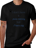 Dog Lover Tee: No Prince Just Paws