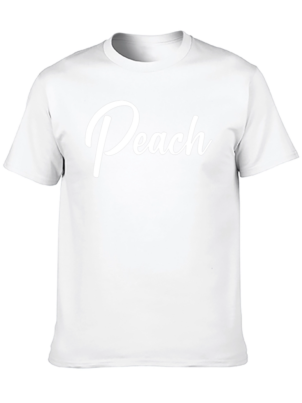 Peach Graphic Tee - Stylish Comfort