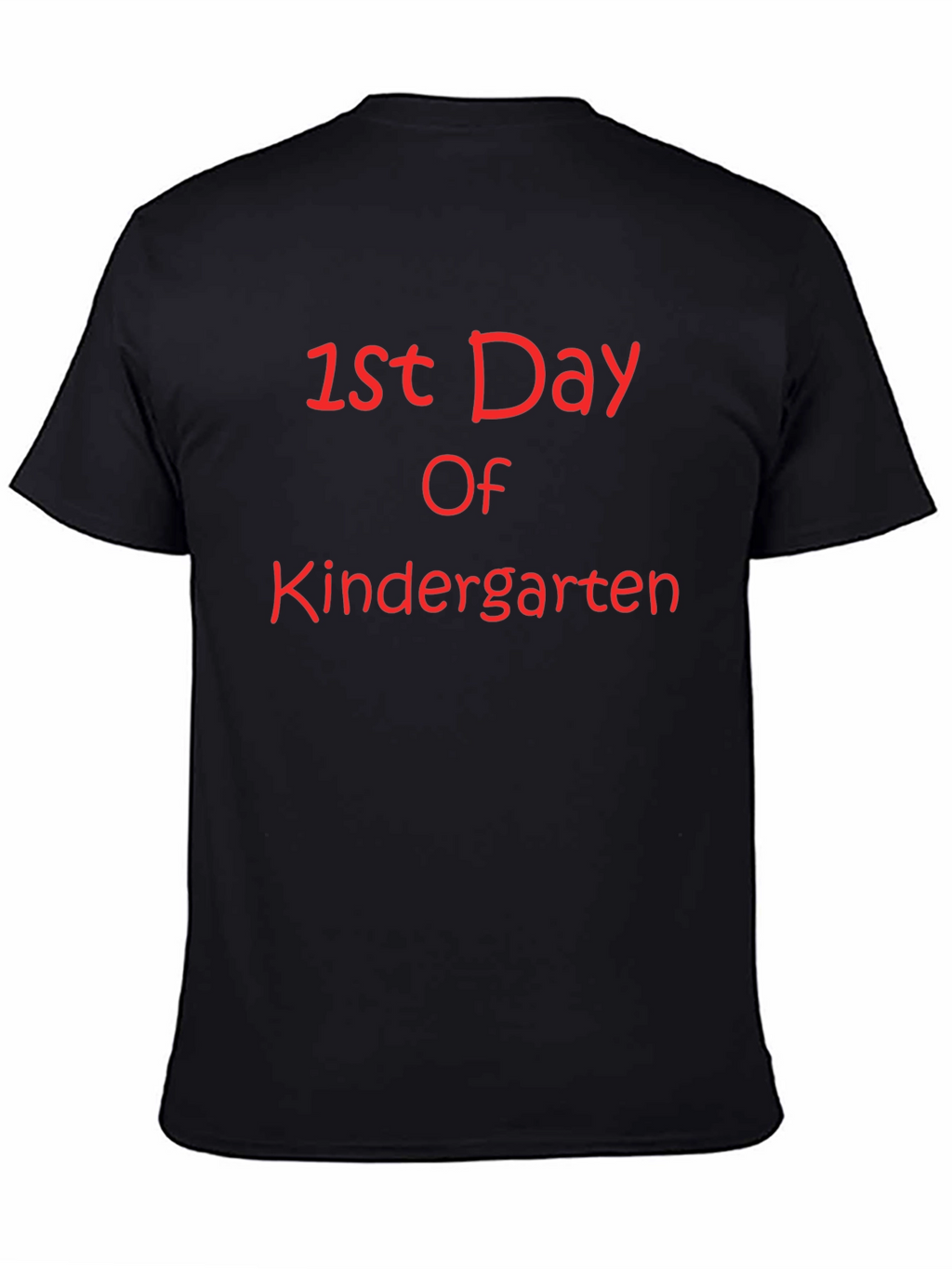 First Day of Kindergarten Black T-Shirt