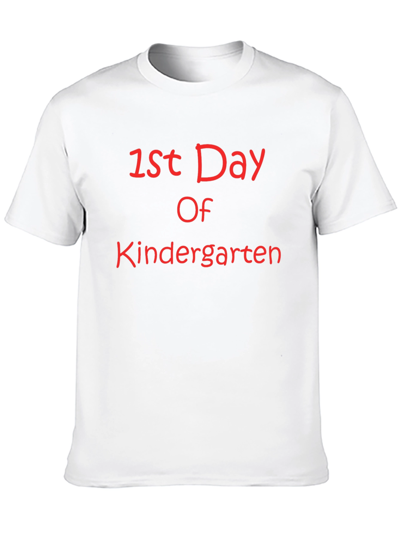First Day of Kindergarten Black T-Shirt