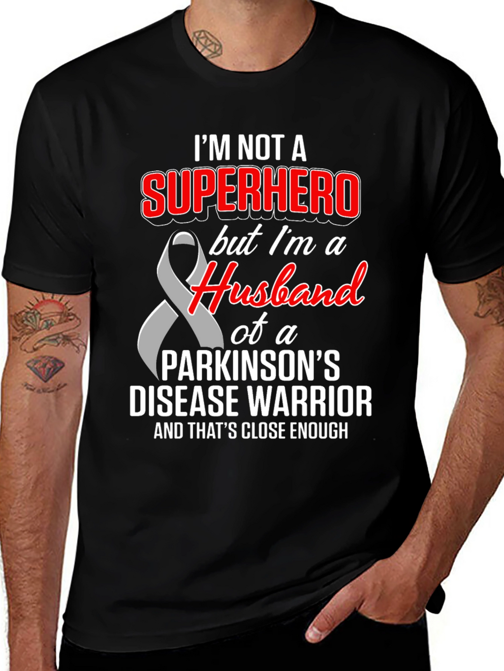Parkinsons Husband Warrior T-Shirt