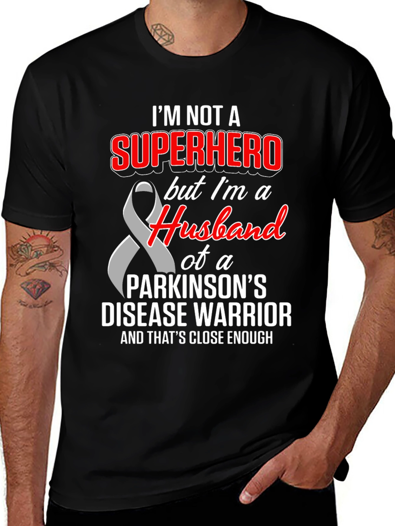 Parkinsons Husband Warrior T-Shirt