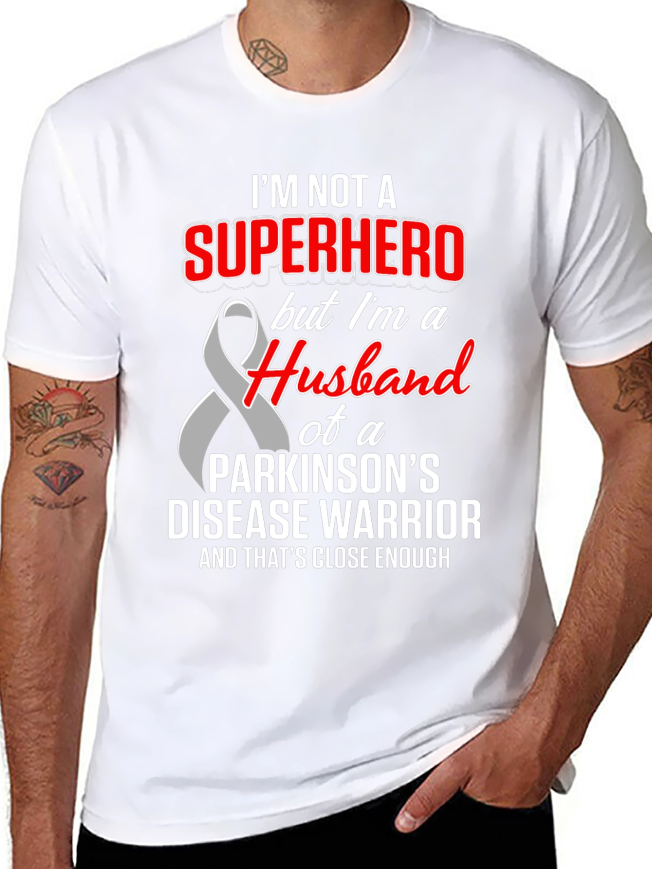 Parkinsons Husband Warrior T-Shirt
