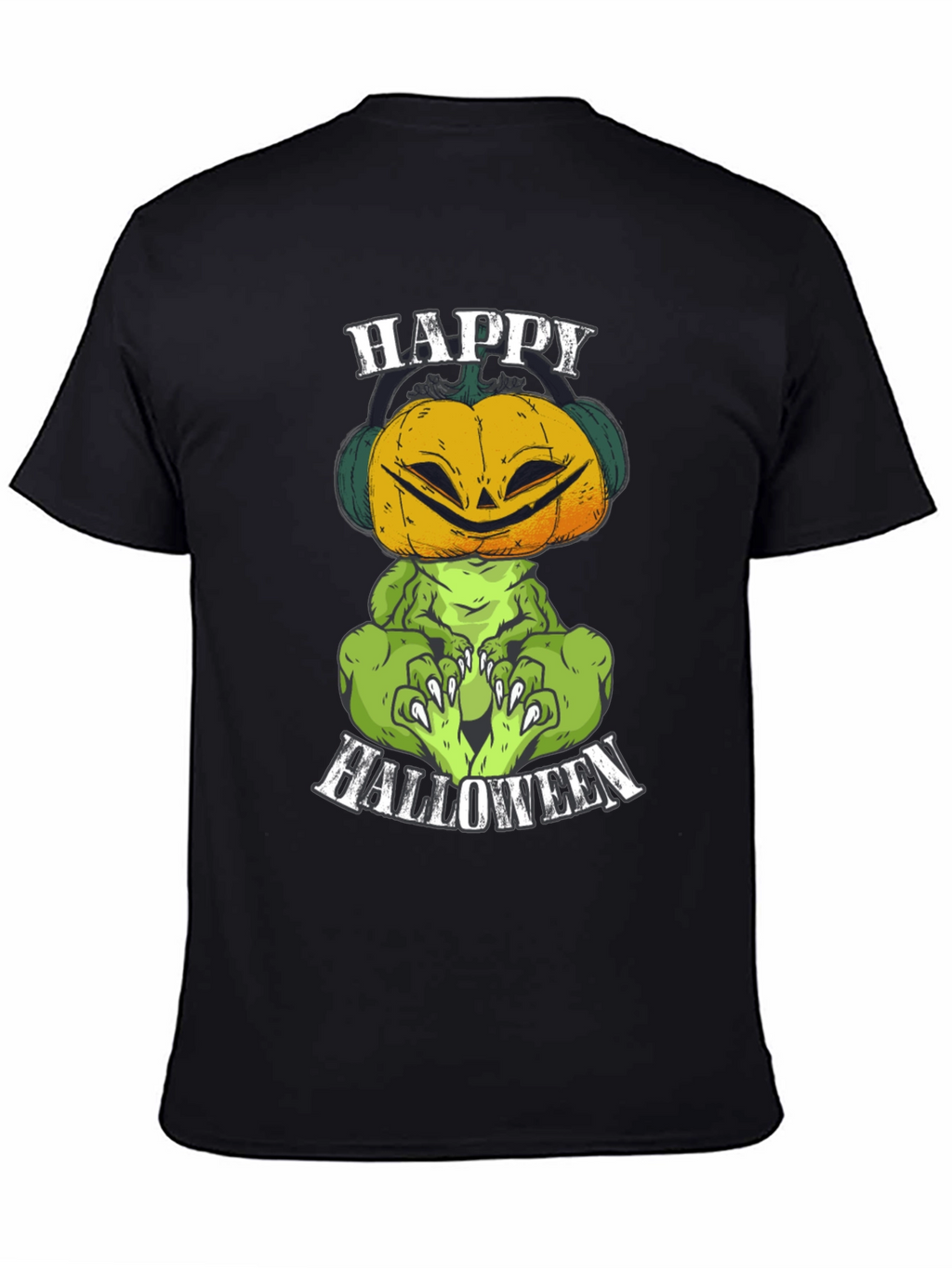 Happy Halloween Pumpkin Monster Graphic Tee
