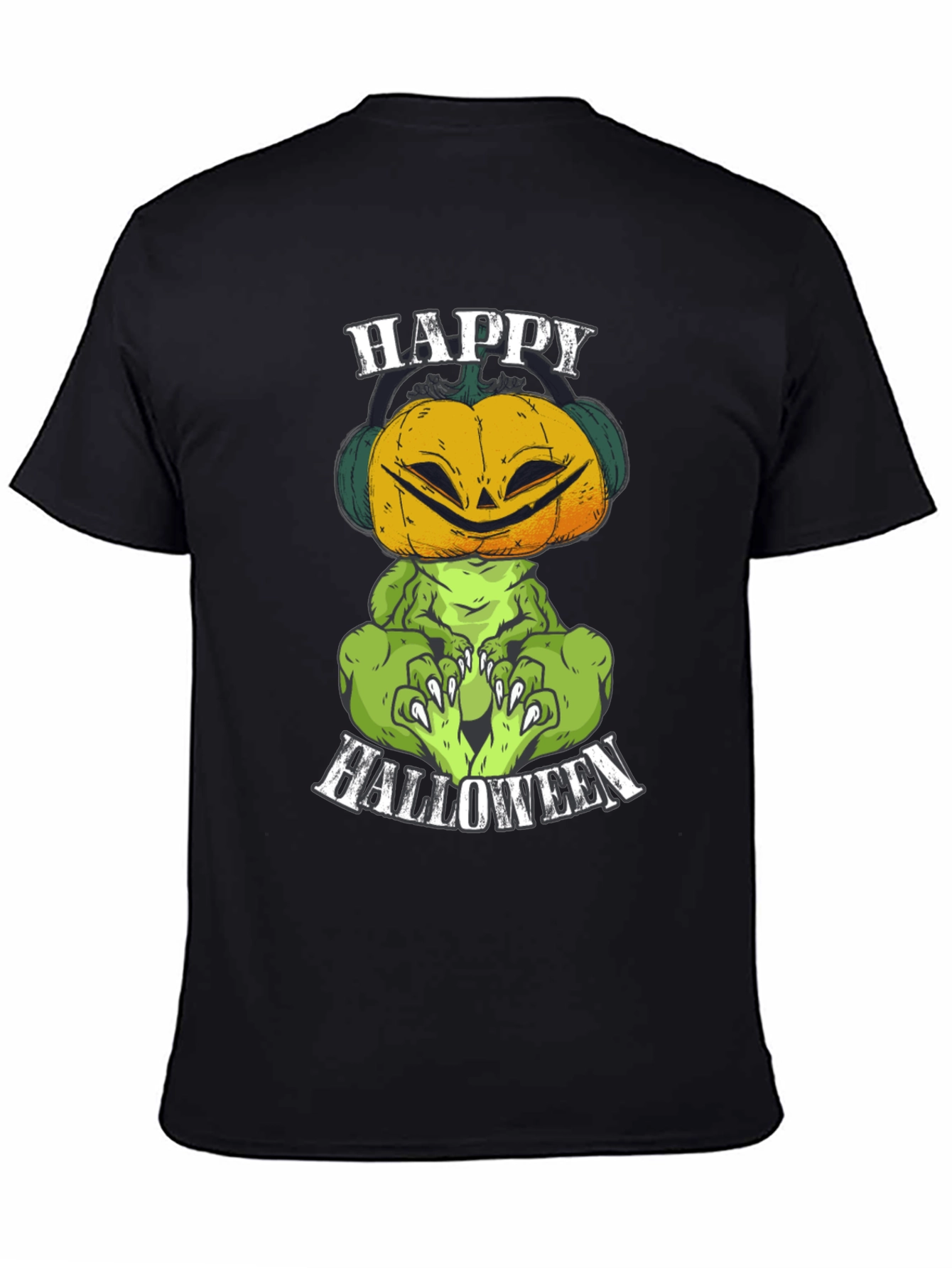Happy Halloween Pumpkin Monster Graphic Tee