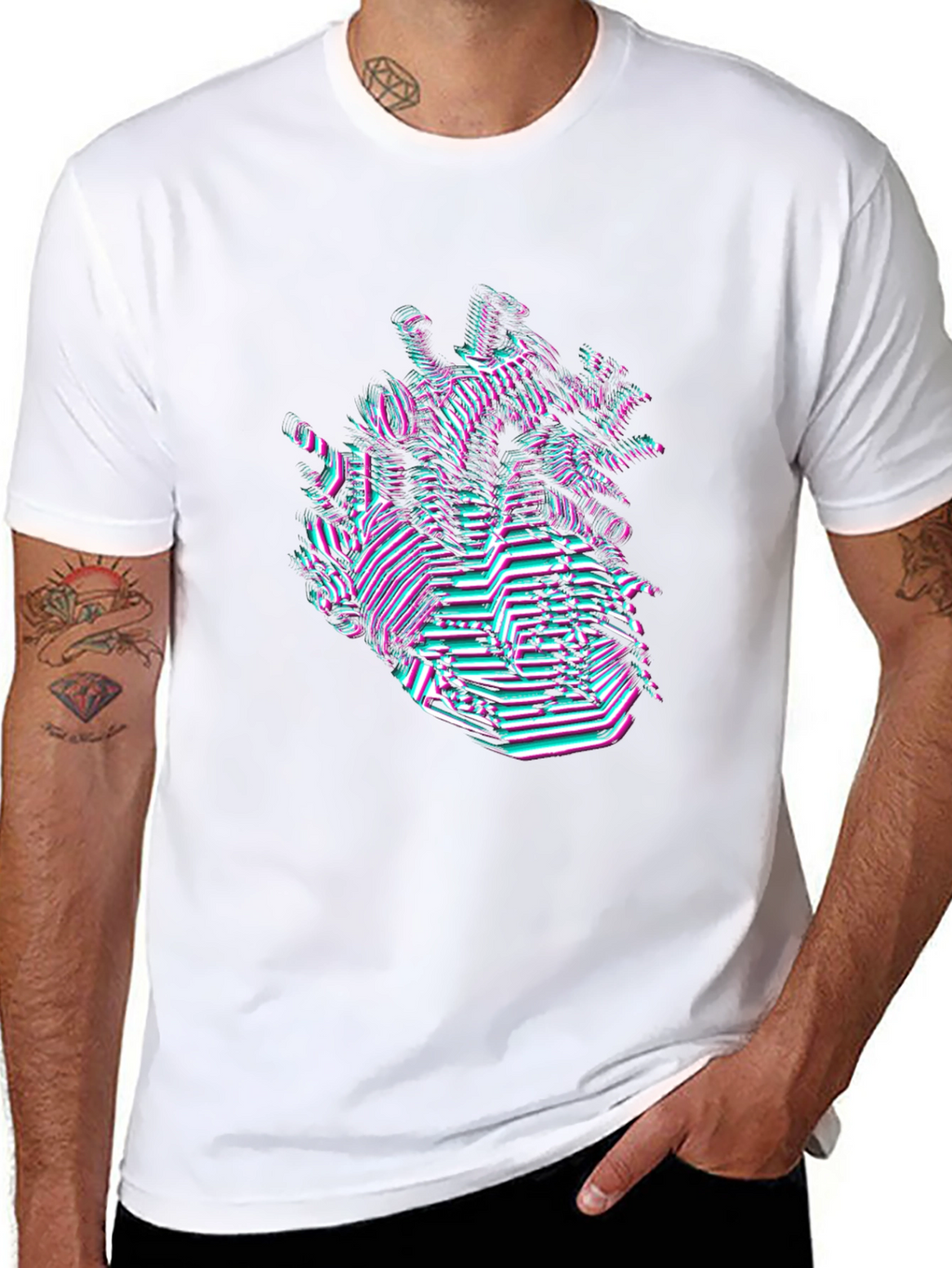 Abstract Heart T-Shirt