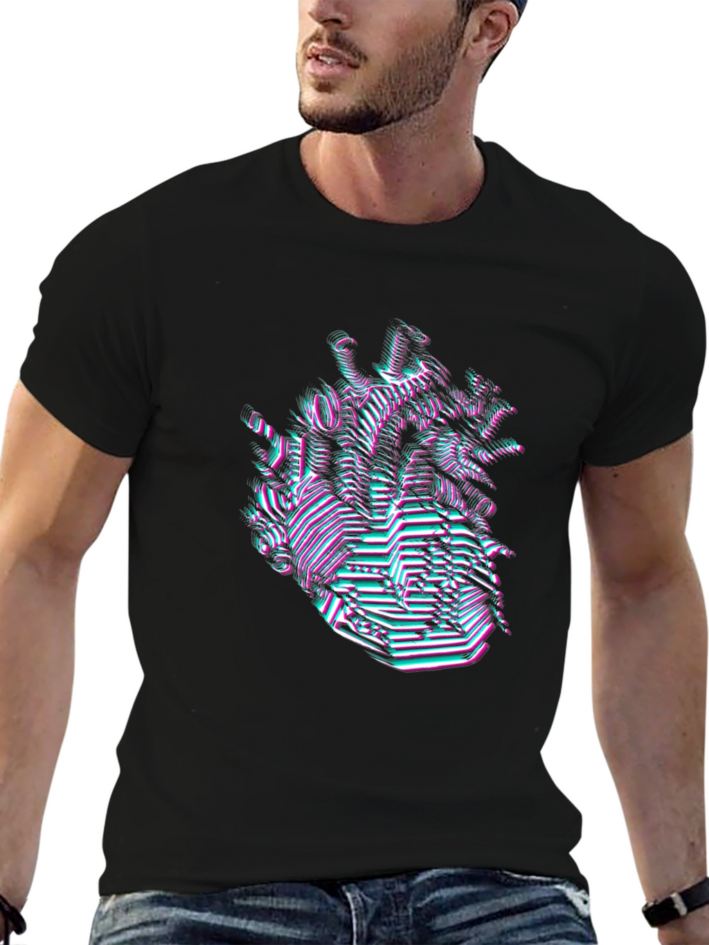 Abstract Heart T-Shirt