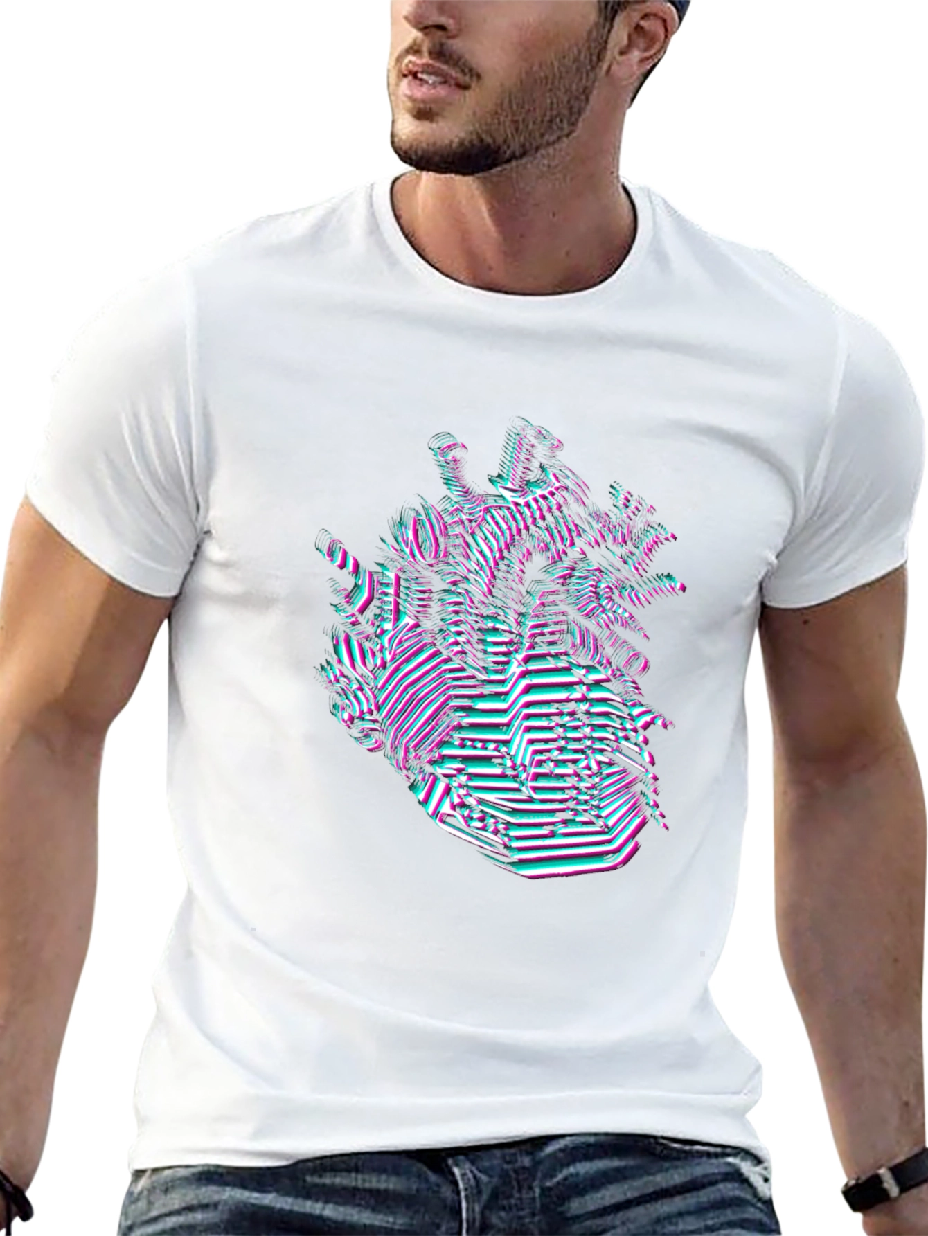 Abstract Heart T-Shirt