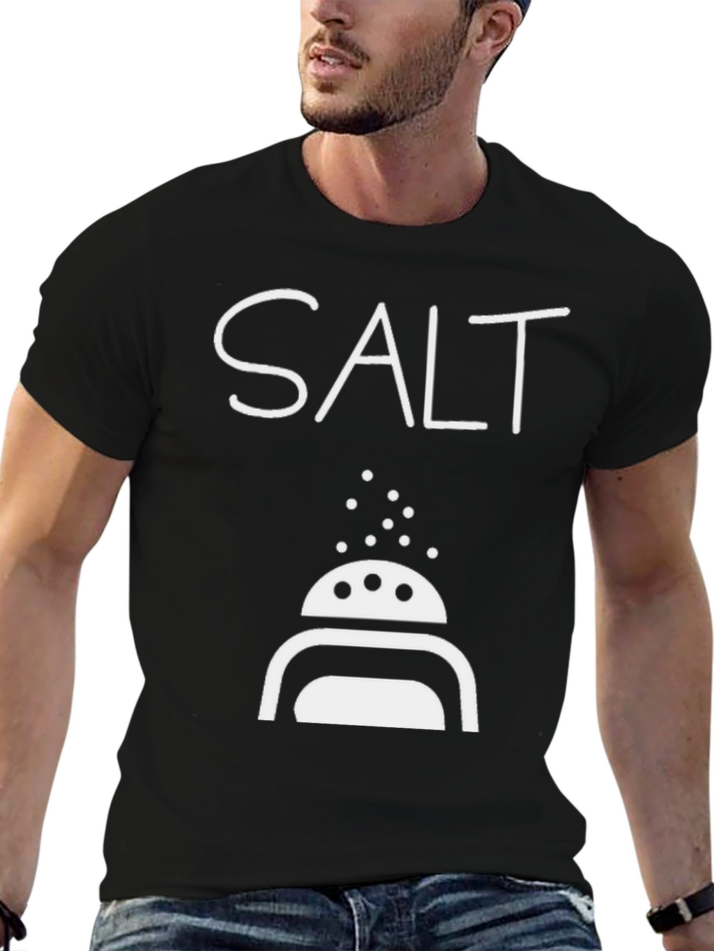 Salt Shaker Graphic T-Shirt - Funny Food Tee