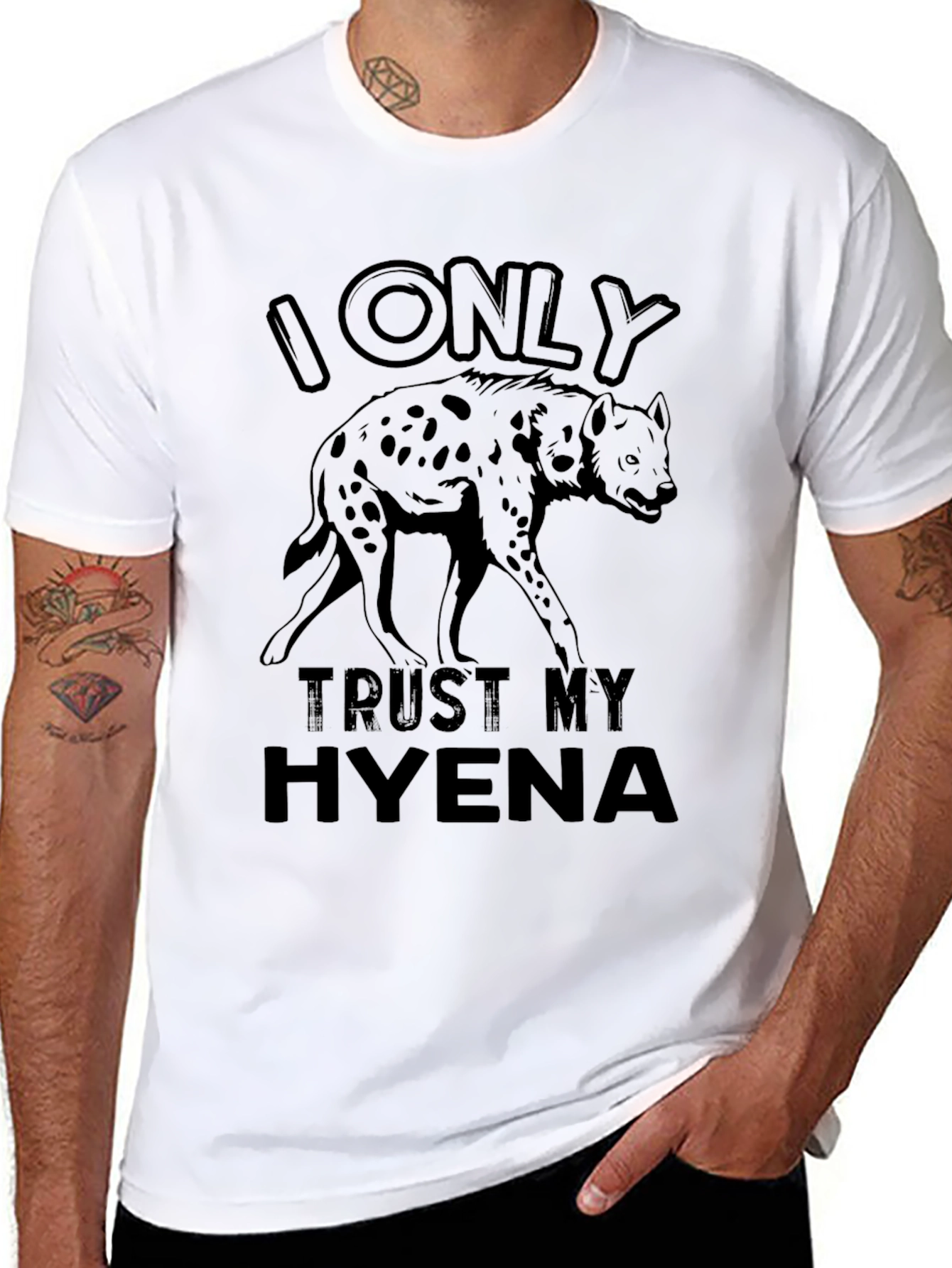 I Only Trust My Hyena Graphic T-Shirt