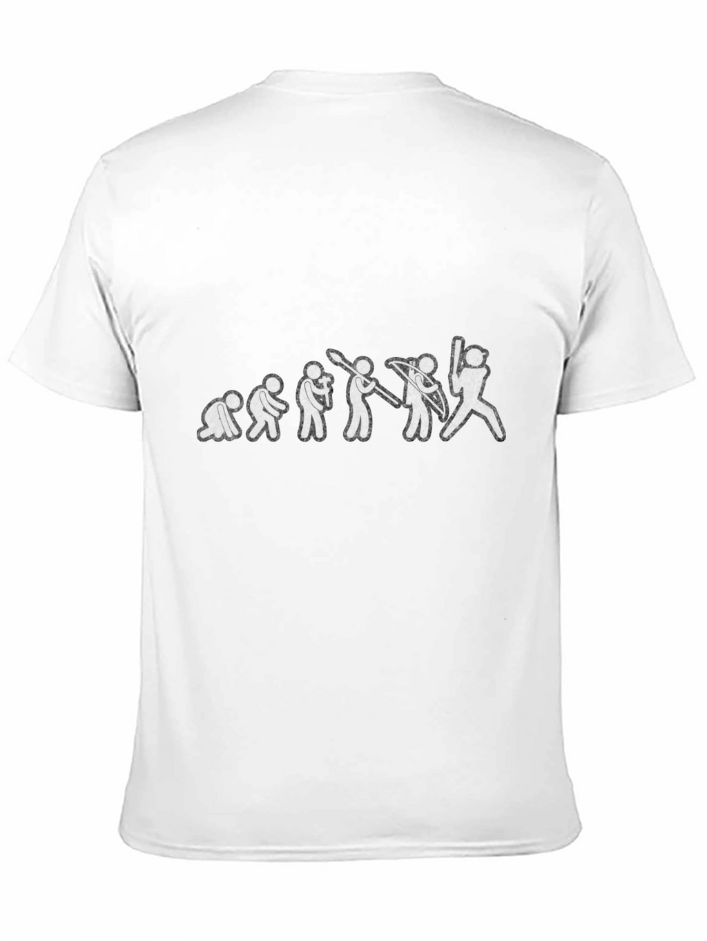 Evolution of Baseball Black Graphic Tee