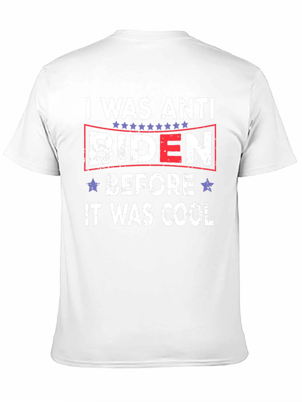 Anti Biden Political Slogan Graphic T-Shirt